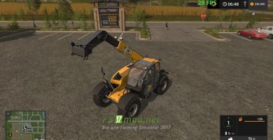 Мод на JCB 53670 Agri для игры Фермер Симулятор 2017