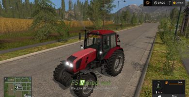 Мод на трактор МТЗ-1220.3 для Фарминг Симулятор 2017