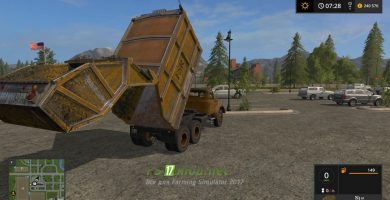 Мод на Magirus Deutz Dumpster для Farming Simulator 2017