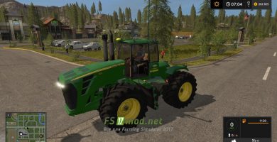 Мод на трактор John Deere 9030 Series для игры Симулятор Фермера 2017