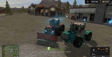 Мод на трактора ХТЗ Т-150 для игры Farming Simulator 2017