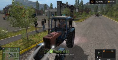 Мод на Трактор MR МТЗ 100 для игры Farming Simulator 2017