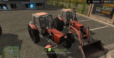 Мод на MTZ 82.1 Belarus Turbo для игры Farming Simulator 2017