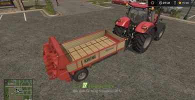 Krone Optimat3.5T с трактором