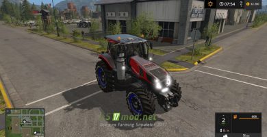 Мод на New Holland T8 Ultra для игры Farming Simulator 2017