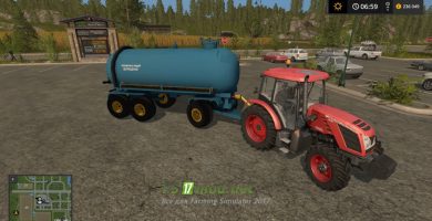 Мод на бочку МЖТ 16 для Farming Simulator 2017