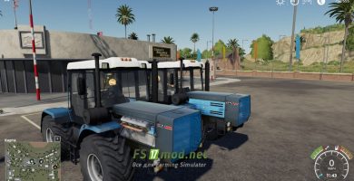 Мод на трактор ХТЗ-17221 для Farming Simulator 2019