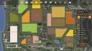 Карта в меню