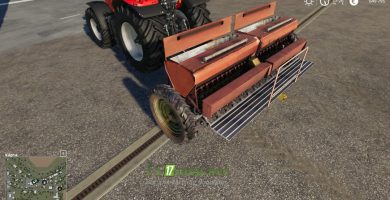 Мод на Сеялку СЗ-3.6 и две сцепки для игры Farming Simulator 2019