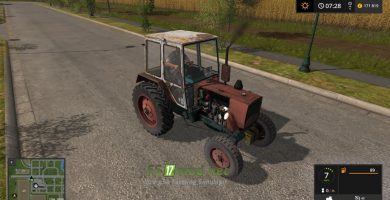 Мод на трактор UMZ 6KLM для игры Фарминг Симулятор 2017