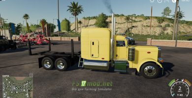 Мод на Peterbilt Log Truck для игры Farming Simulator 2019