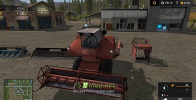 Мод на СК-6 Колос для игры Farming Simulator 2017