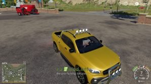 Мод на автомобиль Mercedes X Class для Farming Simulator 2019