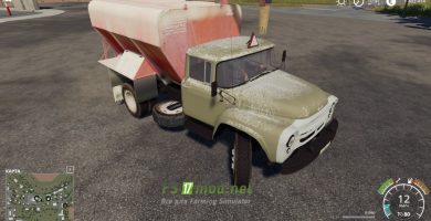 Мод на грузовик ЗИЛ 130 ЗСК для игры Фермер Симулятор 2019