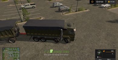 Мод на КАМАЗ-40С для игры Farming Simulator 2017