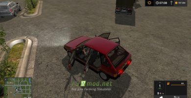 Мод на автомобиль ВАЗ 2109 для игры Farming Simulator 2017