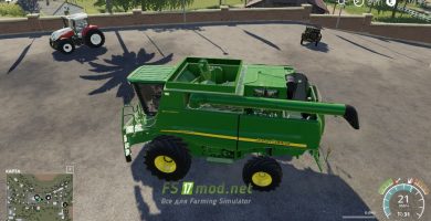 Moд на John Deere STS 60-70 Series для игры Farming Simulator 2019