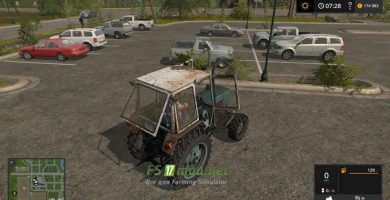 Мод на трактор ЮМЗ 6КЛ 4X4 для игры Фермер Симулятор 2017
